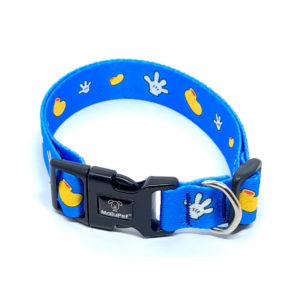 Coleira Para Cachorro Ajustável Azul